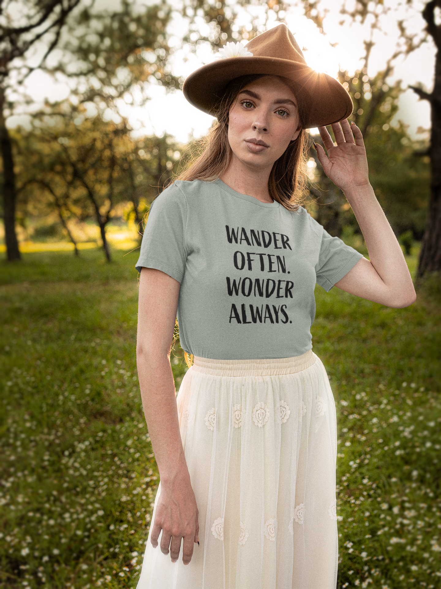 Wander Often, Wonder Always Tee (womens fit)