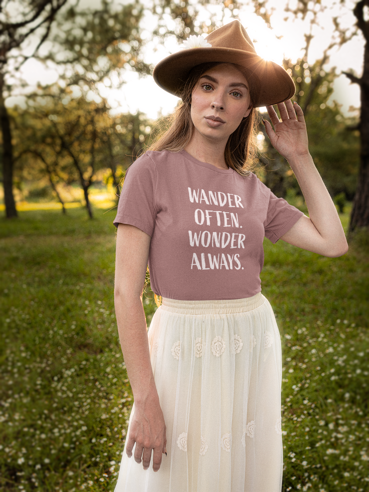 Wander Often, Wonder Always Tee (womens fit)