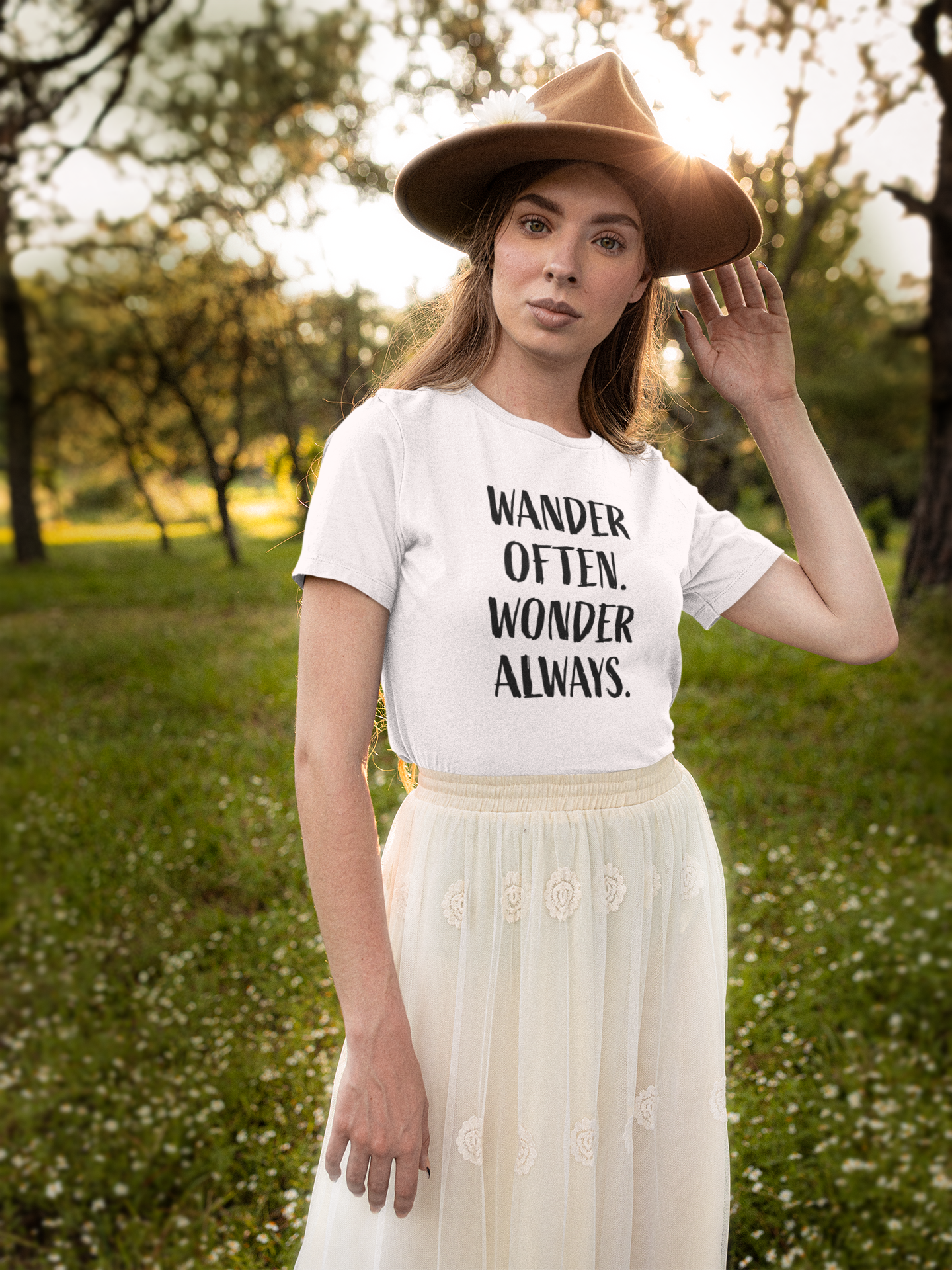 Wander Often, Wonder Always Tee (womens fit)